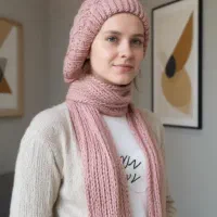 کلاه و شال گردن نو