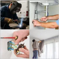 گچکاری ، جوشکاری ،نصب انواع رگال و قفسه ، نصب پرده