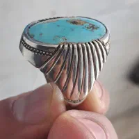 انگشتر دستساز فیروزه نیشابور