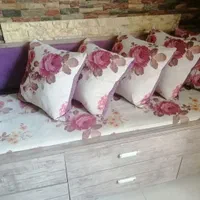 نیمکت کشودار همراه باکوسن