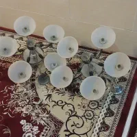 لوستر 5 شاخه‌ایی تمیز و سالم در حد نو|لوستر و چراغ آویز|آبادان, |دیوار