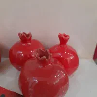 انارسرامیکی وشمع یلدا|صنایع دستی و سایر لوازم تزئینی|قم, چهل درخت‎|دیوار