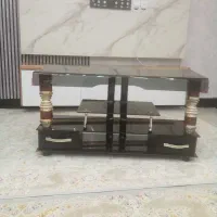 زیرتلویزیون شیشه ایی کاملاسالم