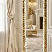 آینه قدی ال ای دی دار برنز برنزی