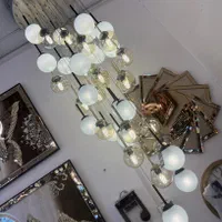 لوستر مولکولی ۴۰ شعله مدرن با قابلیت تنظیم ارتفاع