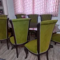 میز غذا خوری 8 نفره ترک در حد نو