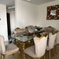 مبلمان شرکتی ۷ نفره و غذاخوری ۸ نفره|مبلمان خانگی و میز عسلی|تهران, شهرک چیتگر|دیوار