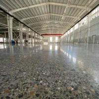 بتن ریزی ماله پروانه و تراز لیزری