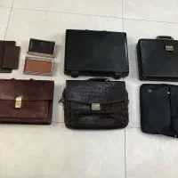 تعدادی کیف اداری و دستی و کیف پول چرم و برزنت|کیف، کفش، کمربند|تهران, کوی بیمه|دیوار