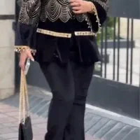 کت شلوار مخمل مجلسی