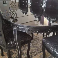 مبل 7 نفره مدل نیلوفر همراه با میز نهار خوری|مبلمان خانگی و میز عسلی|فردیس, فرامرزیه|دیوار