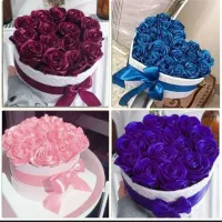 دسته گل روبانی ماندگار|گل مصنوعی|زابل, |دیوار