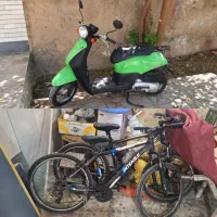 فروش پاکشتی و دو عدد دوچرخه