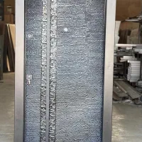 درب ضد سرقت دو لنگه پنجره upvc دوجداره،نرده کدP021|مصالح و تجهیزات ساختمان|چمستان, |دیوار