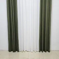 پرده حریر بافتدار پانچ آماده فقط|پرده، رانر، رومیزی|تهران, تهرانسر مرکزی|دیوار