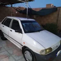 پراید سفید مدل 1386