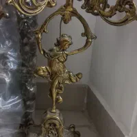 آیینه شمعدان برنجی ، برنزی