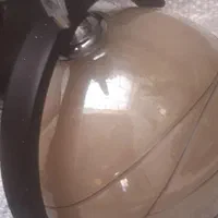 یک جفت لوستر حبابی طلایی