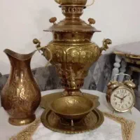 سماور ذغالی طرح هخامنشی