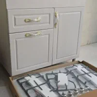 فروش فوری ست گاز ۵ شعله استیل باکابینت، کاملانو