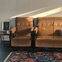 مبل ۷ نفره چوب گردو