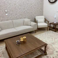 مبلمان ۷نفره پارچه ترک ولی راحت ۹ نفر نشیمن داره|مبلمان خانگی و میز عسلی|تهران, ولنجک|دیوار