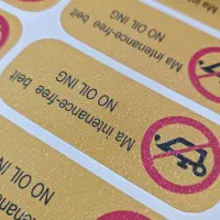 چاپ تخصصی انواع لیبل و برچسب صنعتی با قیمت قبل