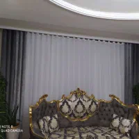 پرده  پانچ حریرپذیرایی ووالان مخمل|پرده، رانر، رومیزی|کرج, انبار مپنا|دیوار