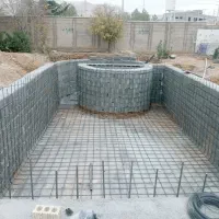 ارماتوربند قالب بندی استخر جکوزی فنداسیون پل