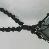 آویز بافته شده ابریشم با سنگ اصل