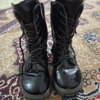 چکمه مشکی دخترانه|کیف، کفش، کمربند|خرمآباد, |دیوار