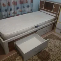 تخت خواب یکنفره ام دی اف|تخت و سرویس خواب|شاهرود, |دیوار