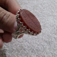 انگشتر عقیق کبود و عقیق خراسانی