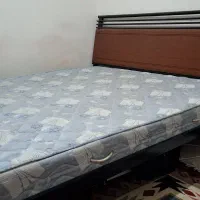 تخت دو نفره فلزی چوبی|تخت و سرویس خواب|تهران, شهرک آتی شهر|دیوار