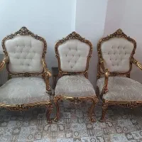 مبل سلطنتی ۹نفره|مبلمان خانگی و میز عسلی|نسیم‌شهر, |دیوار