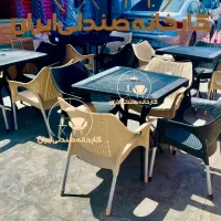 میز و صندلی پلاستیکی طرح هوتا نهارخوری غذاخوری