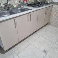 کابینت کارکرده تمیز با هود و سینک و گاز|جاکفشی، کمد، دراور|تهران, بلورسازی|دیوار