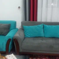 مبلمان۷نفره با ست میزوصندلی۴نفره بسیار تمیز و شیک|مبلمان خانگی و میز عسلی|تهران, شهرک چیتگر|دیوار