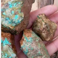 چند عدد سنگ راف فیروزه اصیل