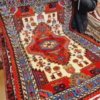 ذرع و نیم دستباف تویسرکان زمینه کرم