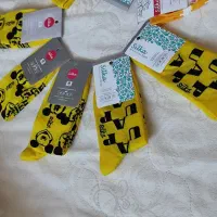 جوراب زرد عقدی