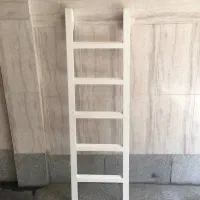 نردبان و محافظ چوبی تخت کودک دو طبقه|تخت و سرویس خواب|تهران, نارمک|دیوار