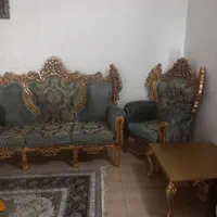 مبل هفت نفره با عسلی کار کرده