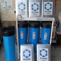 تصفیه آب رزین آزمایشگاه. (آب مقطر)