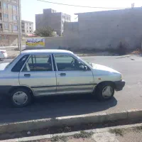 ماشین پراید نقره ای مدل ۸۹ و بنزینی