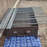 منقل بزرگ کباب با سیخ