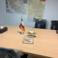 میز  کنفرانس و شلف ام دی اف درجه دو حد نو