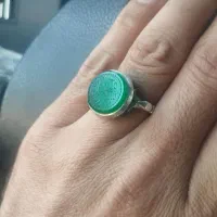 انگشتر نقره خط
