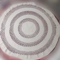 زیر انداز -فرشینه  قلاب بافی با دست