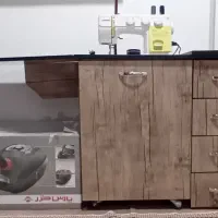 میز چرخ خیاطی ۴ کشو